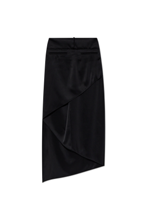 スカート alexander mcqueen SKIRT (804732QJACH 1000) McQueen Duchess Midi Skirt | Harrods UK
